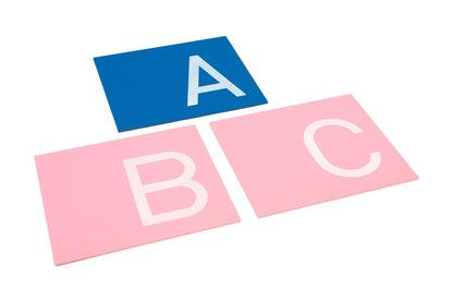 Uppercase Sandpaper Letters