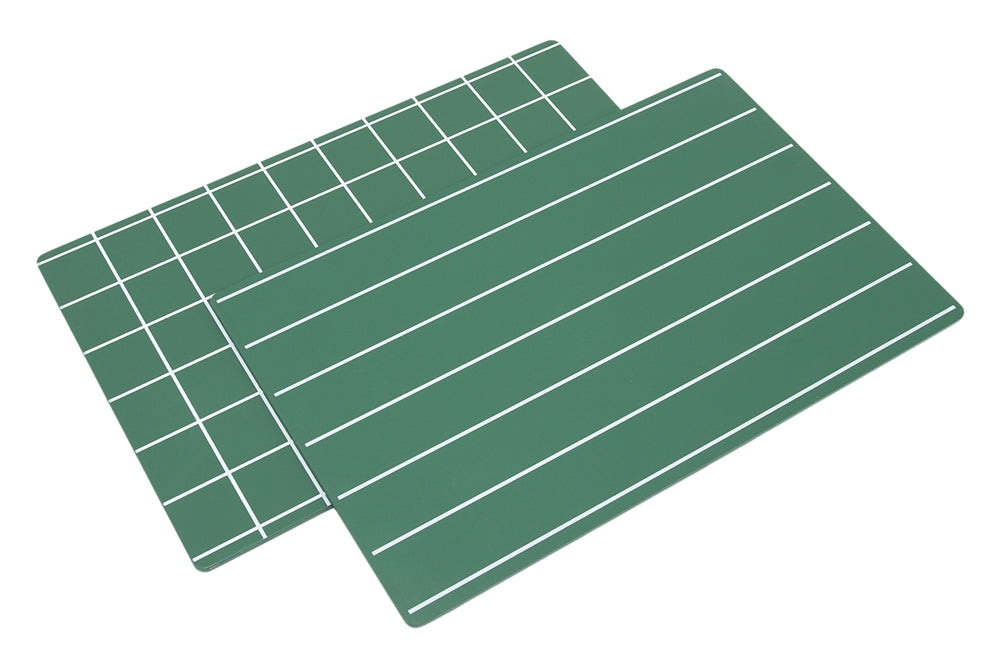 Green Boards with Lines