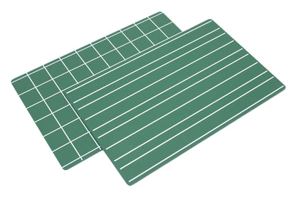 Green Boards with Lines