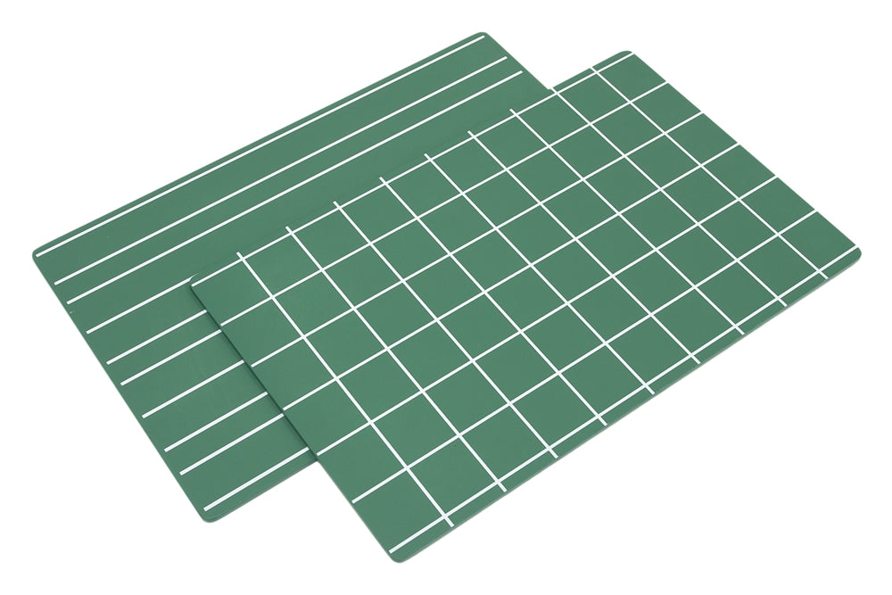 Green Boards with Lines