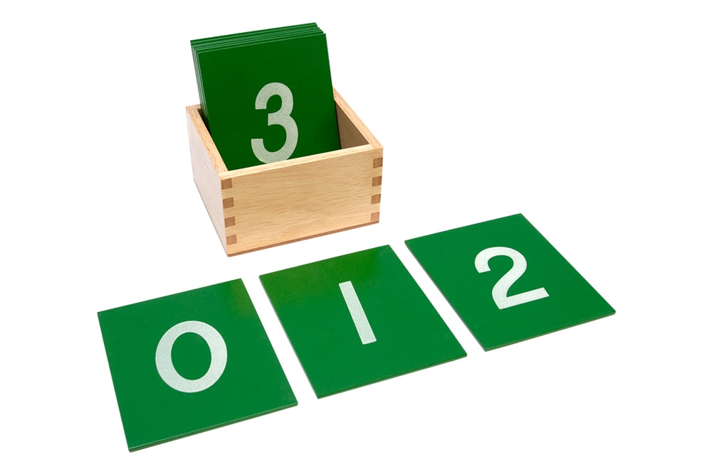 SAND PAPER NUMBERS (0-9)