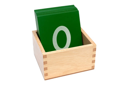 SAND PAPER NUMBERS (0-9)