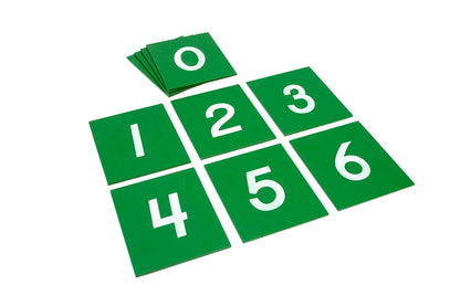 SAND PAPER NUMBERS (0-9)