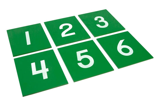 SAND PAPER NUMBERS (0-9)