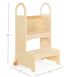 High Rise Step-Up Kitchen Helper – Natural